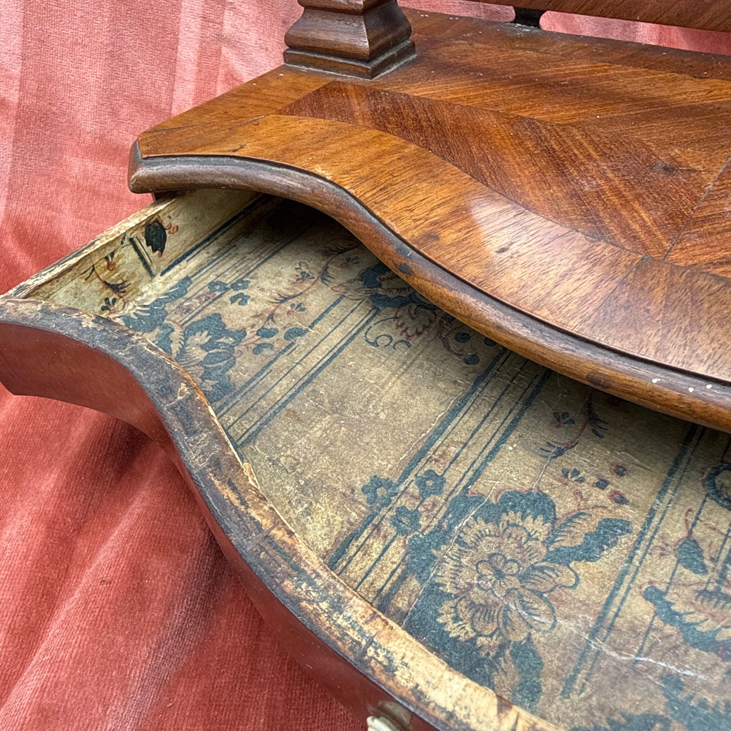 Biedermeier Aufsatz Spiegel