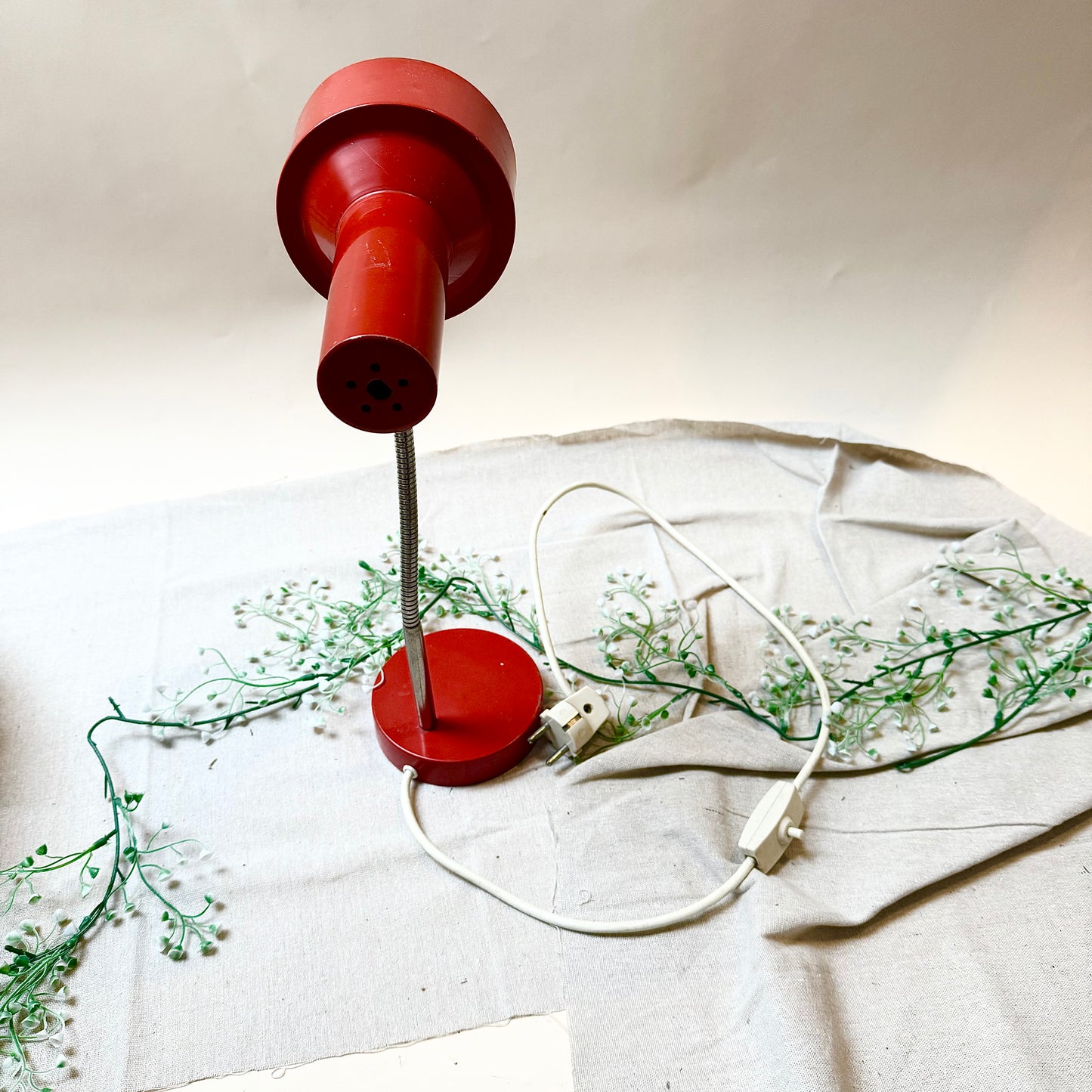 Schreibtischlampe rot