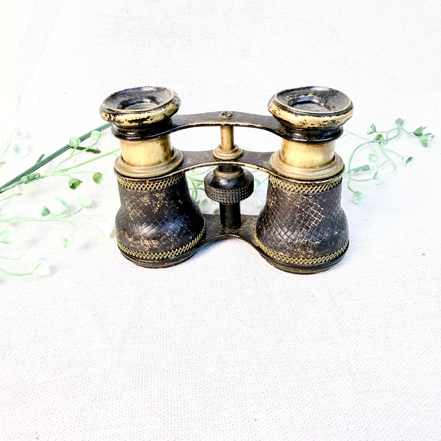 Opernglas Messing Leder