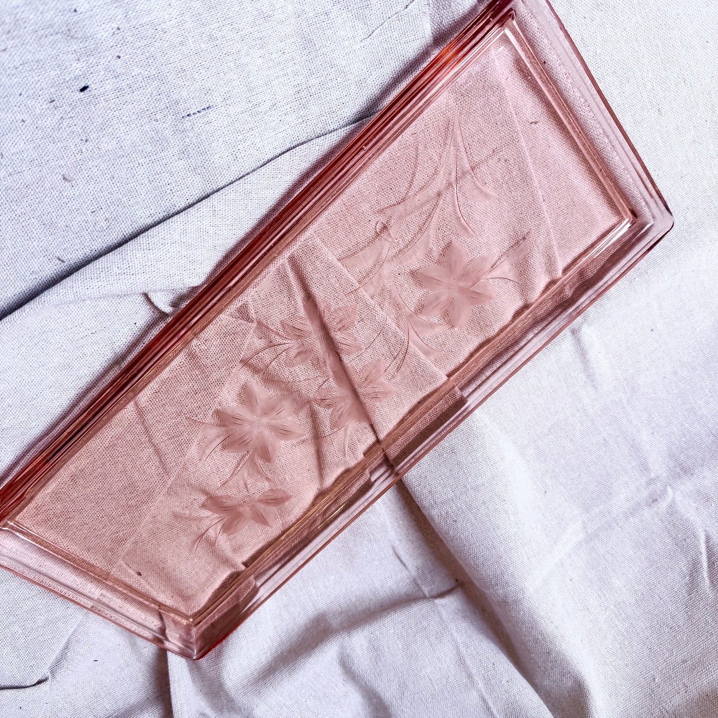 Glastablett graviert