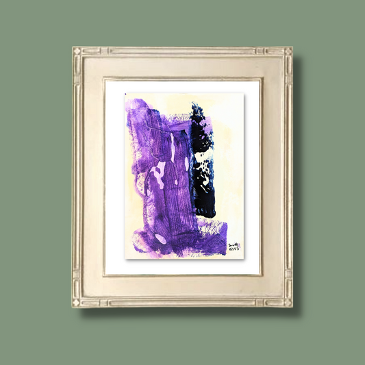 Gemälde „Blaupause“, DIN A4
