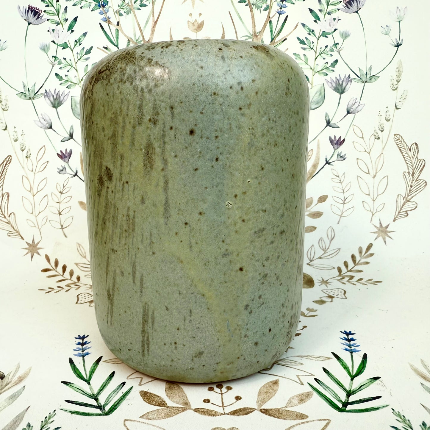 Vase handgemacht türkis