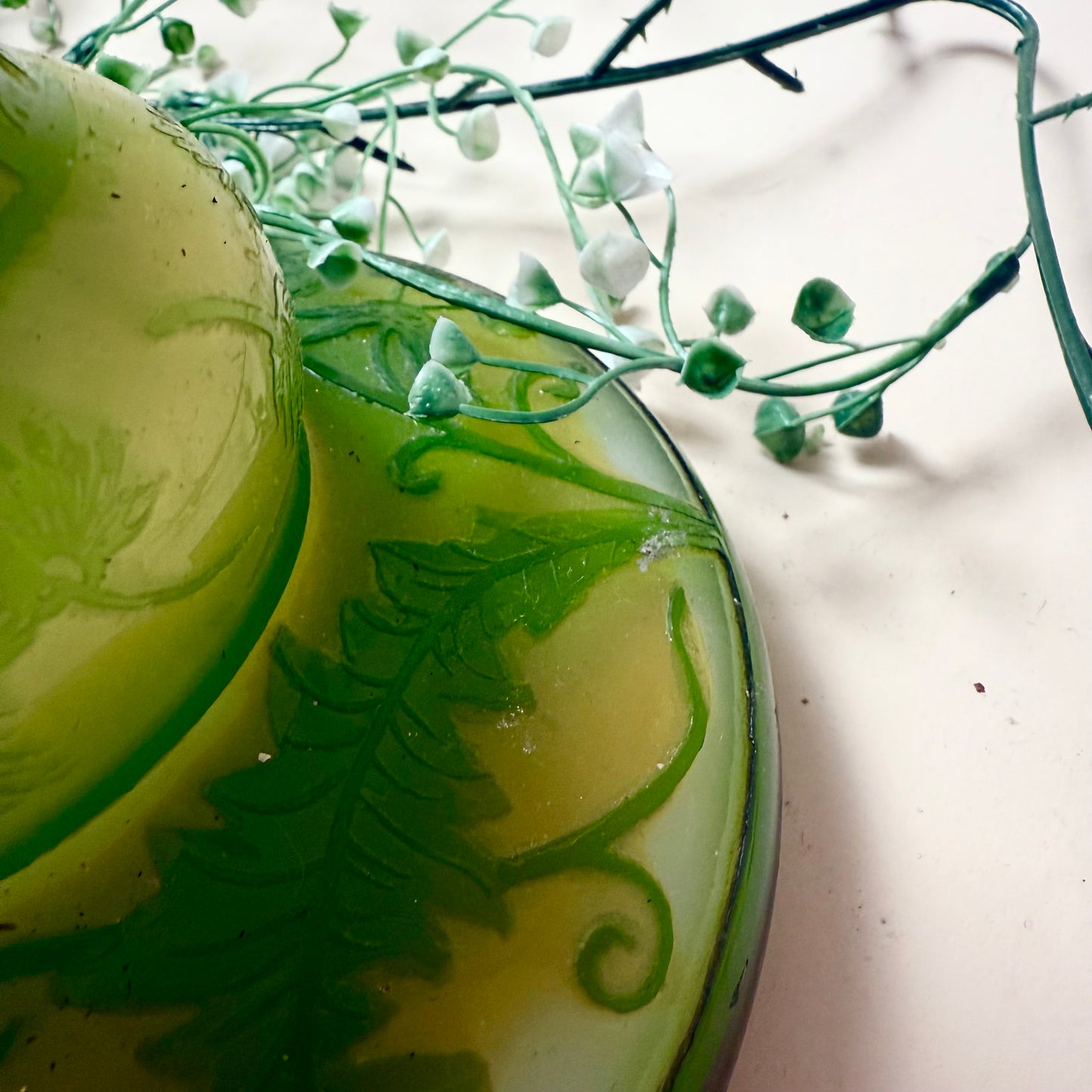 Jugendstil Lampe Löwenzahn nach Gallé