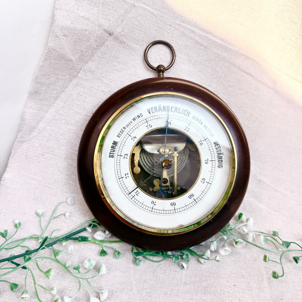 Barometer Holz