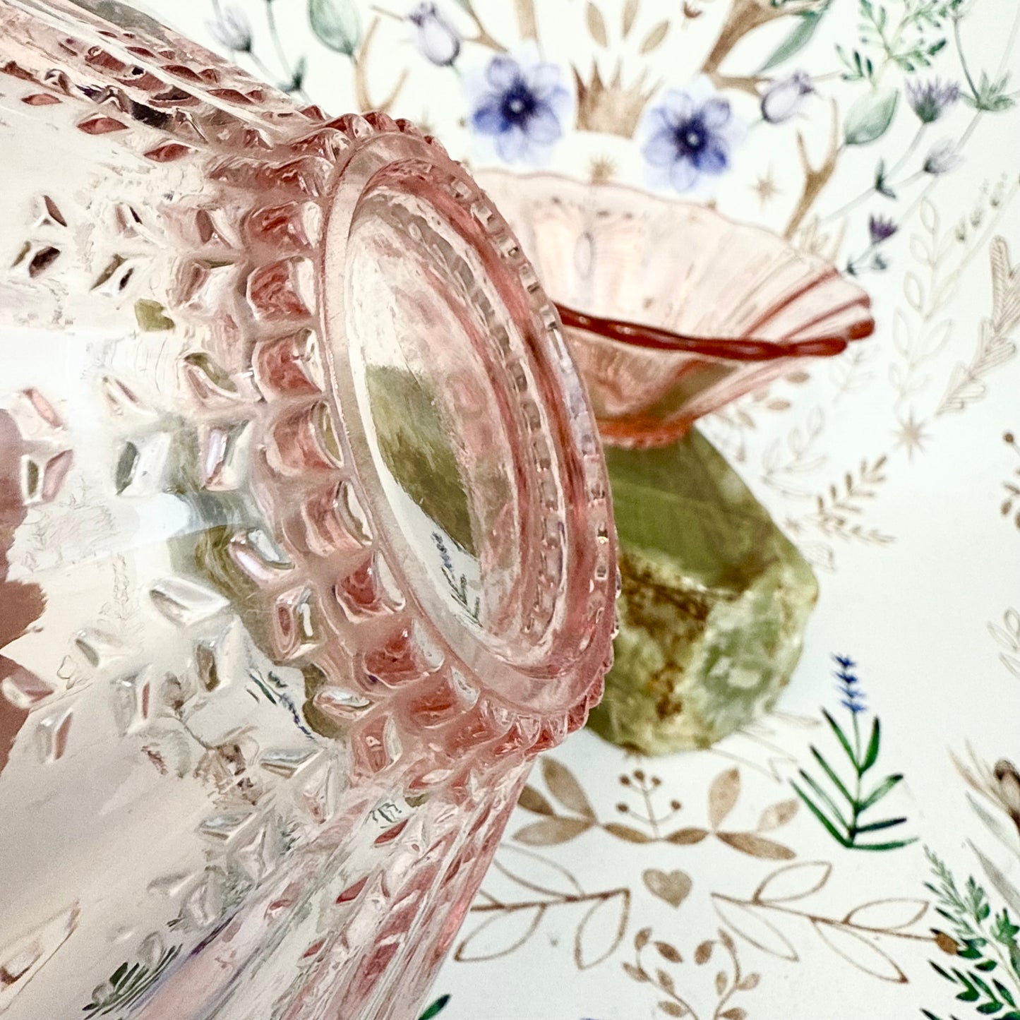 Glasschälchen rosa