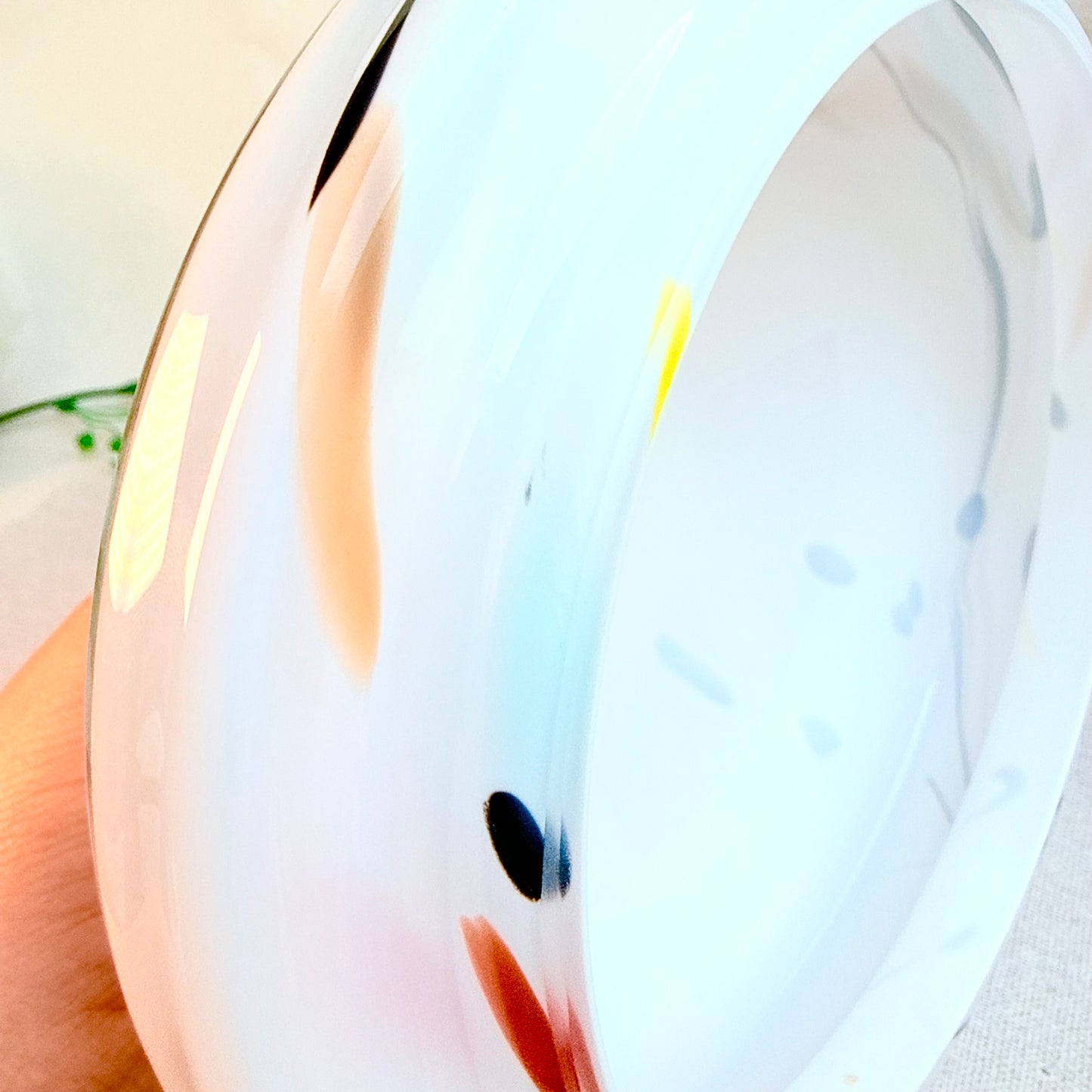 Eisch Glasschale mit Deckel
