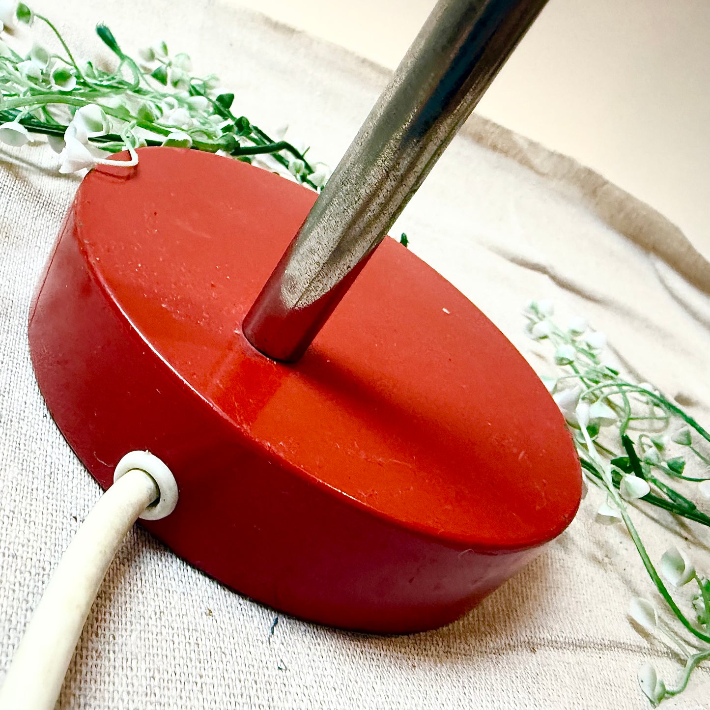 Schreibtischlampe rot