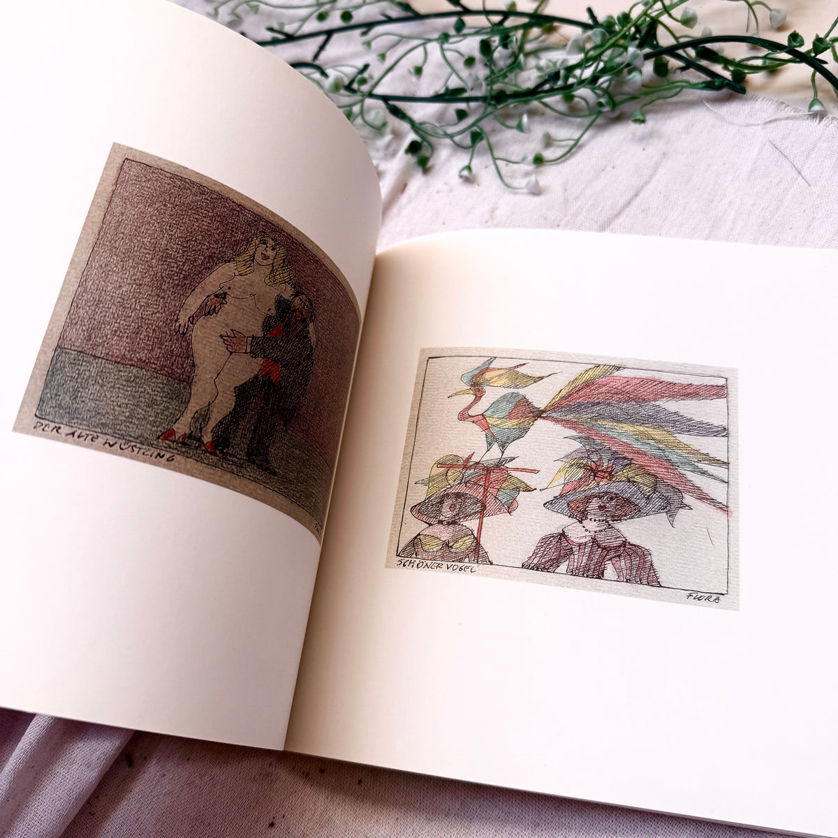 Signiertes Paul Flora Buch
