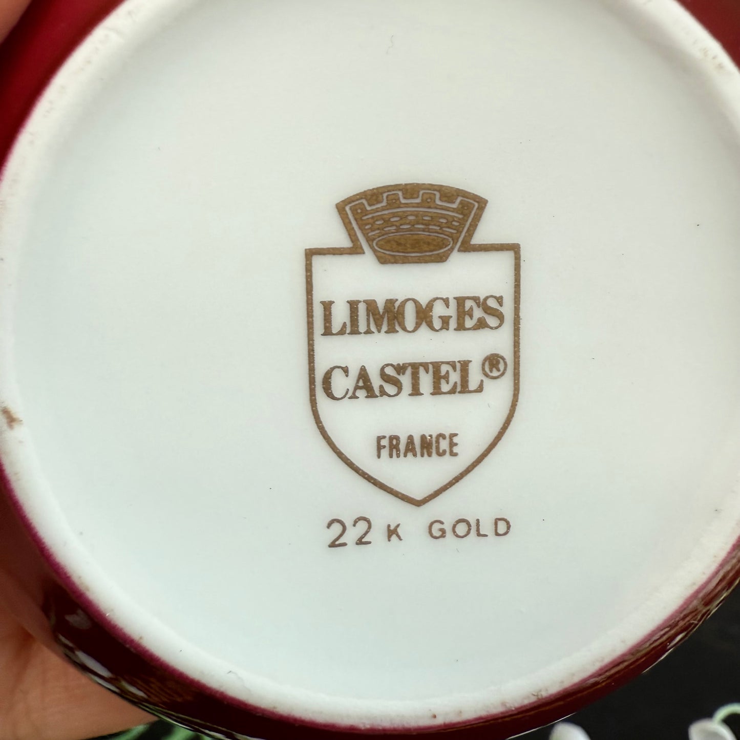 Limoges Pompadour Dose pink