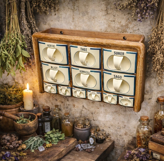 Gewürzregal 1930er Jahre