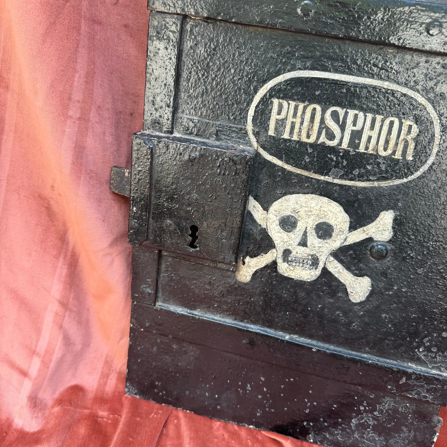 Antike Apotheker Tür Tresor
