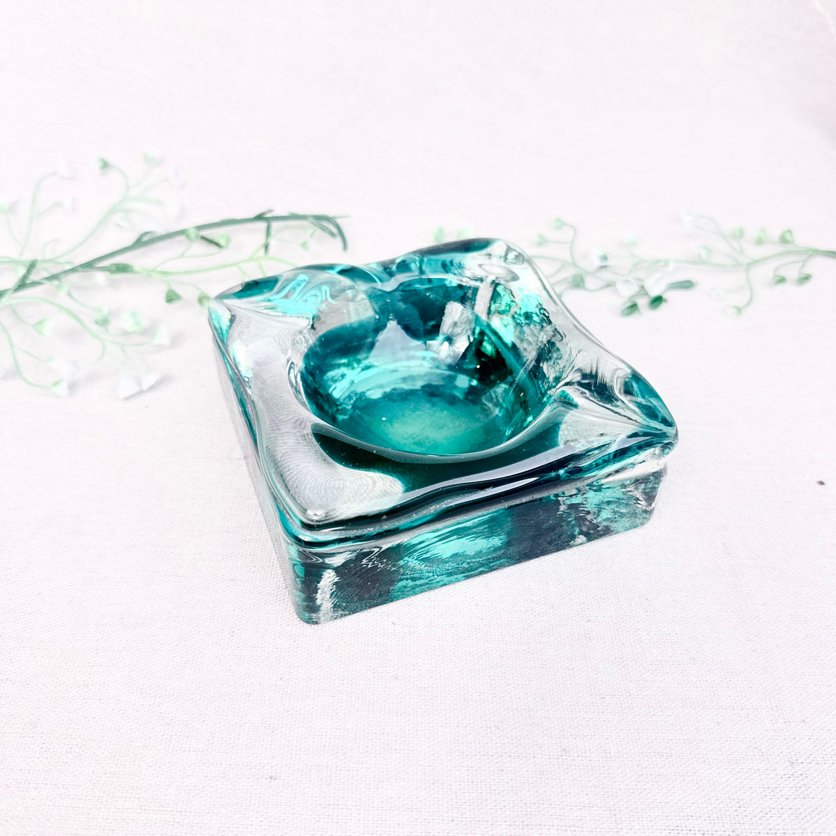 Aschenbecher Murano grün