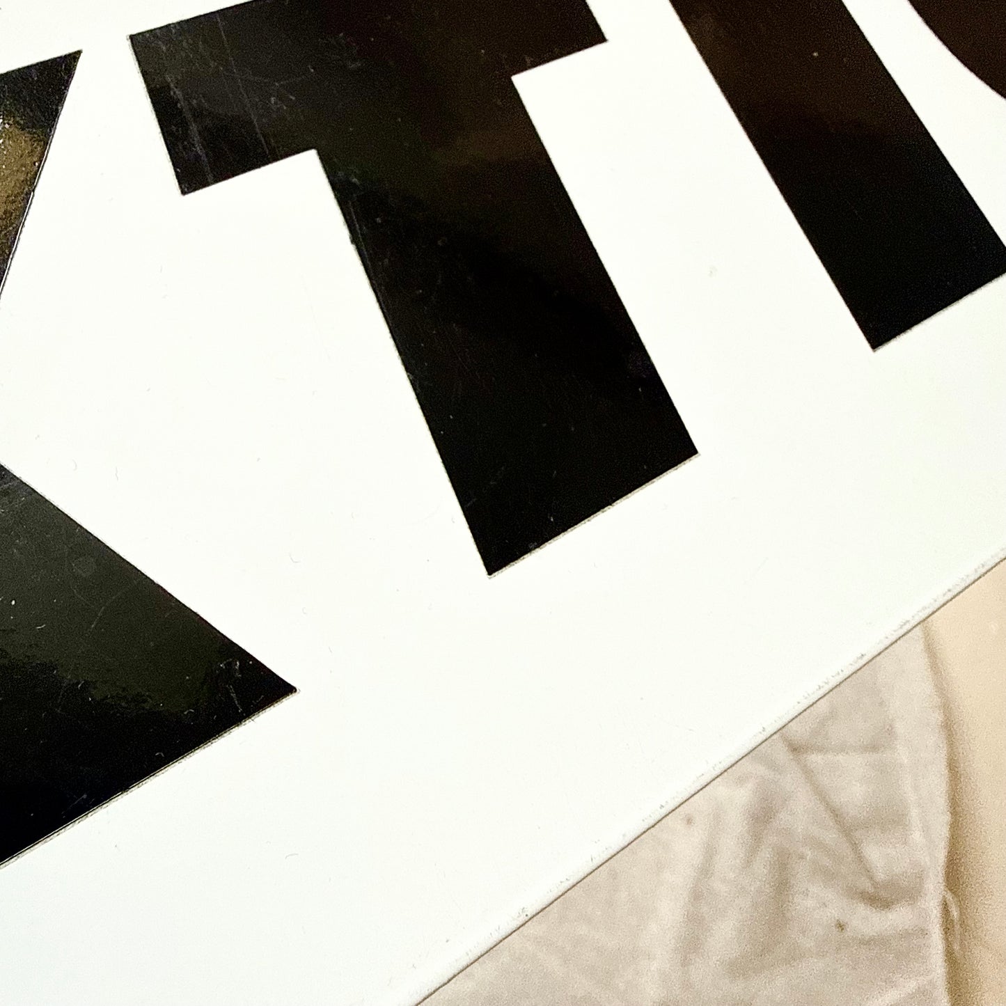 Blechschild „Aktion“