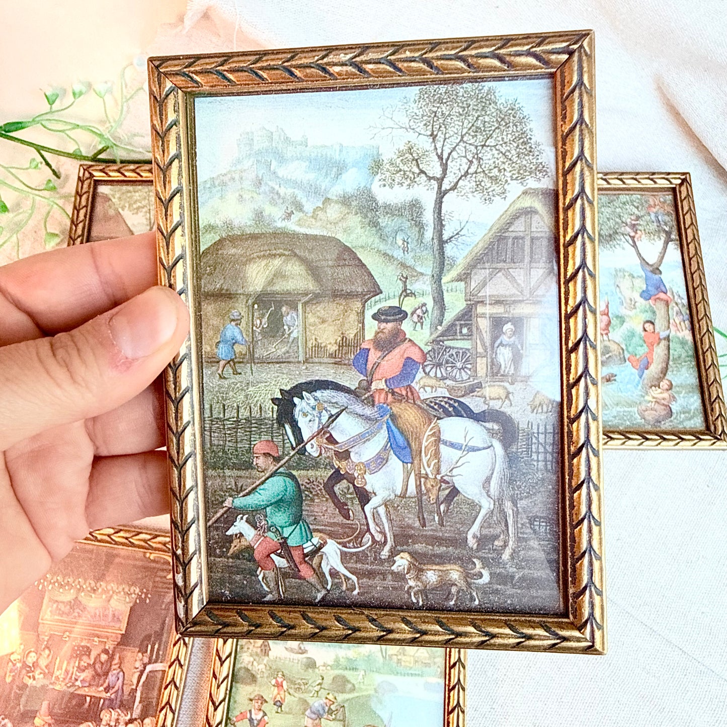 6er Set Mittelalter Drucke