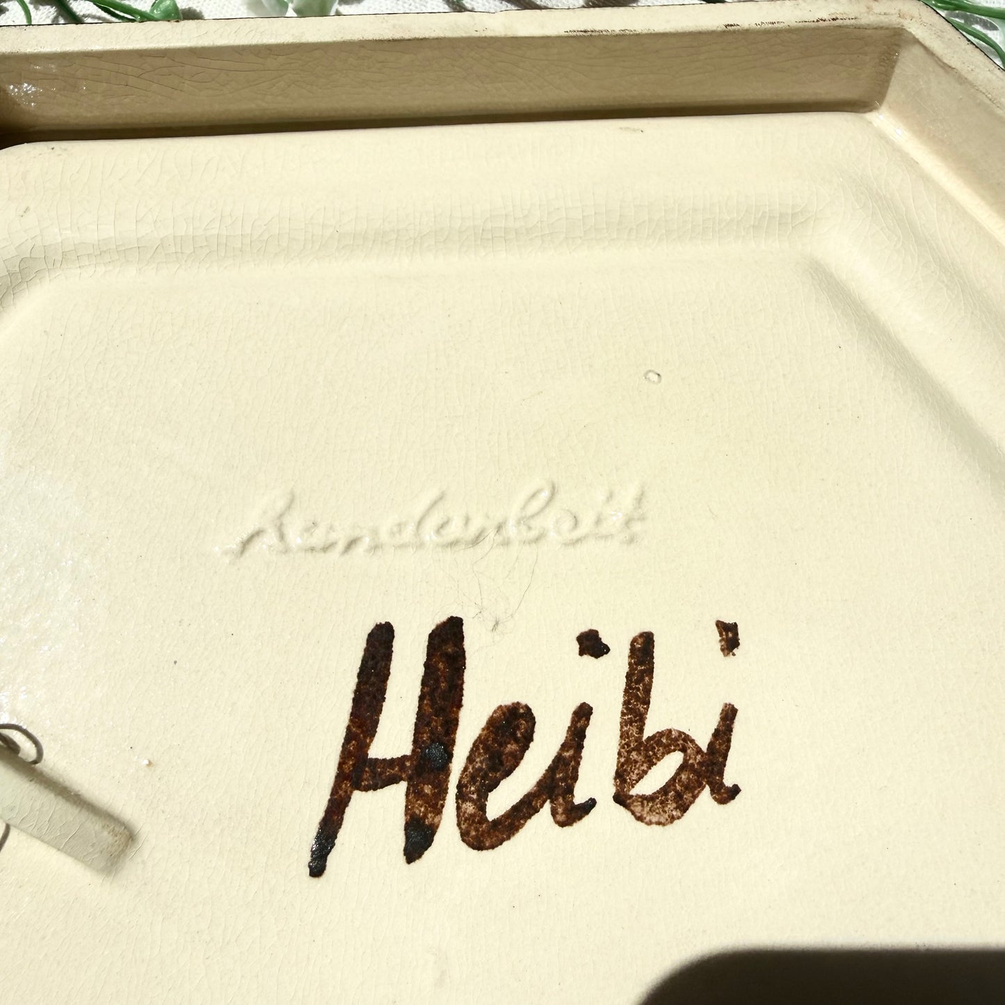Hahn Wandteller