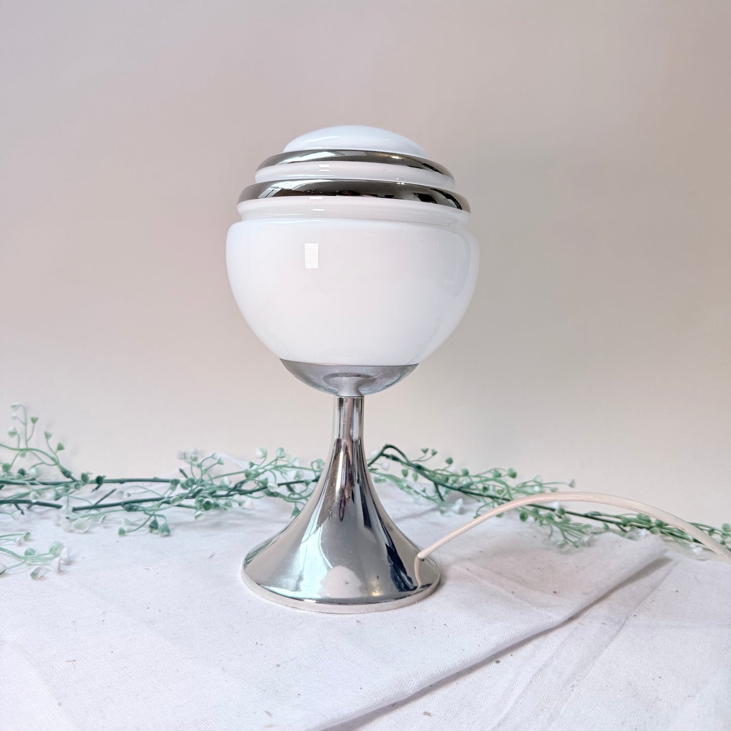 Chrom Lampe Space Age