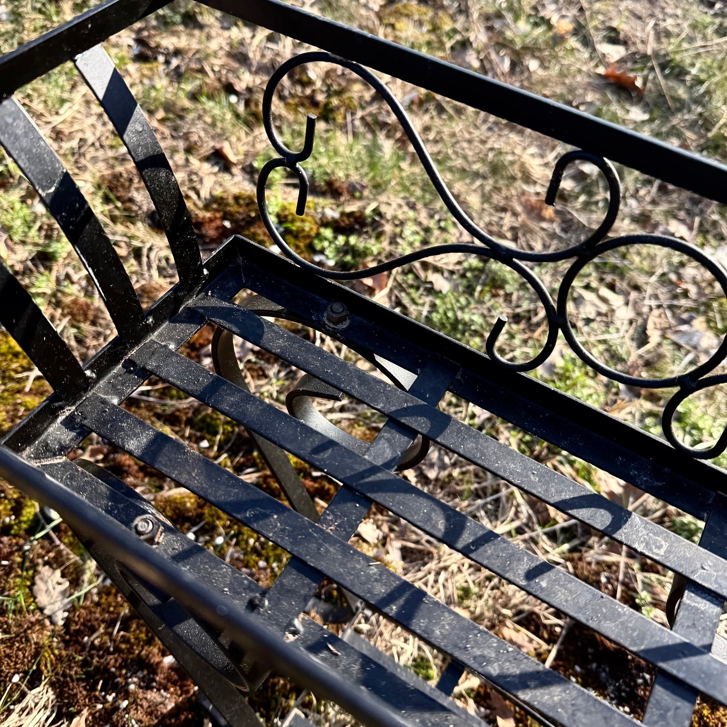 Pflanzregal Metall schwarz