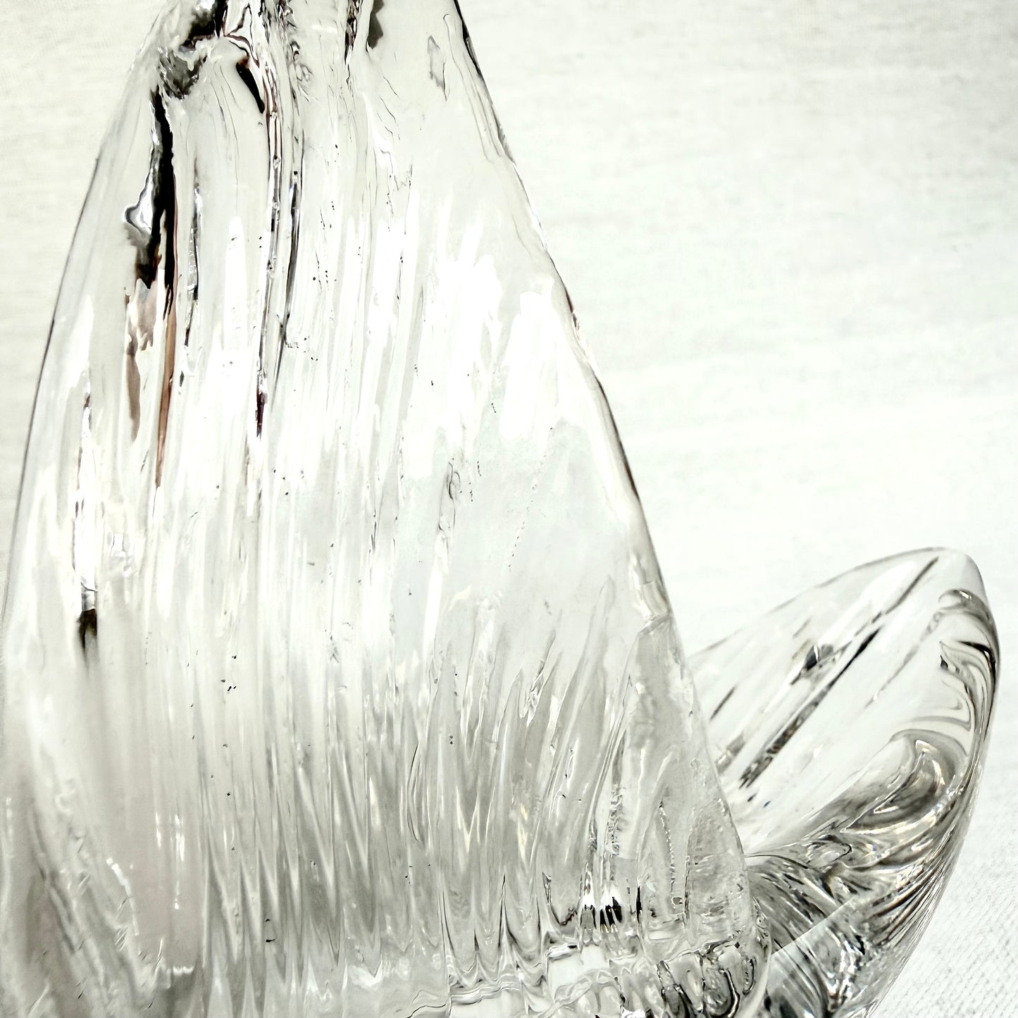 Schwan Glasschale