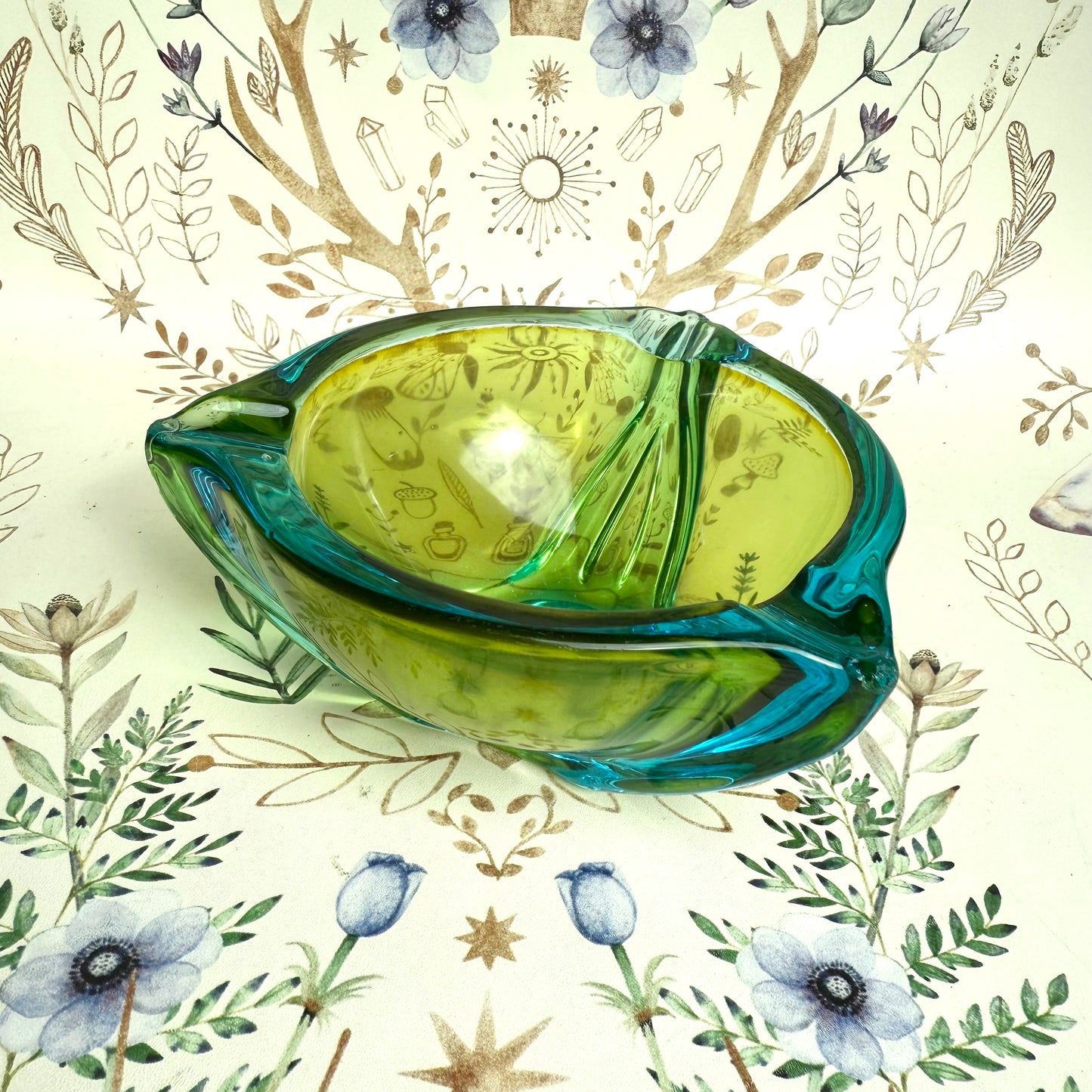 Glas Aschenbecher