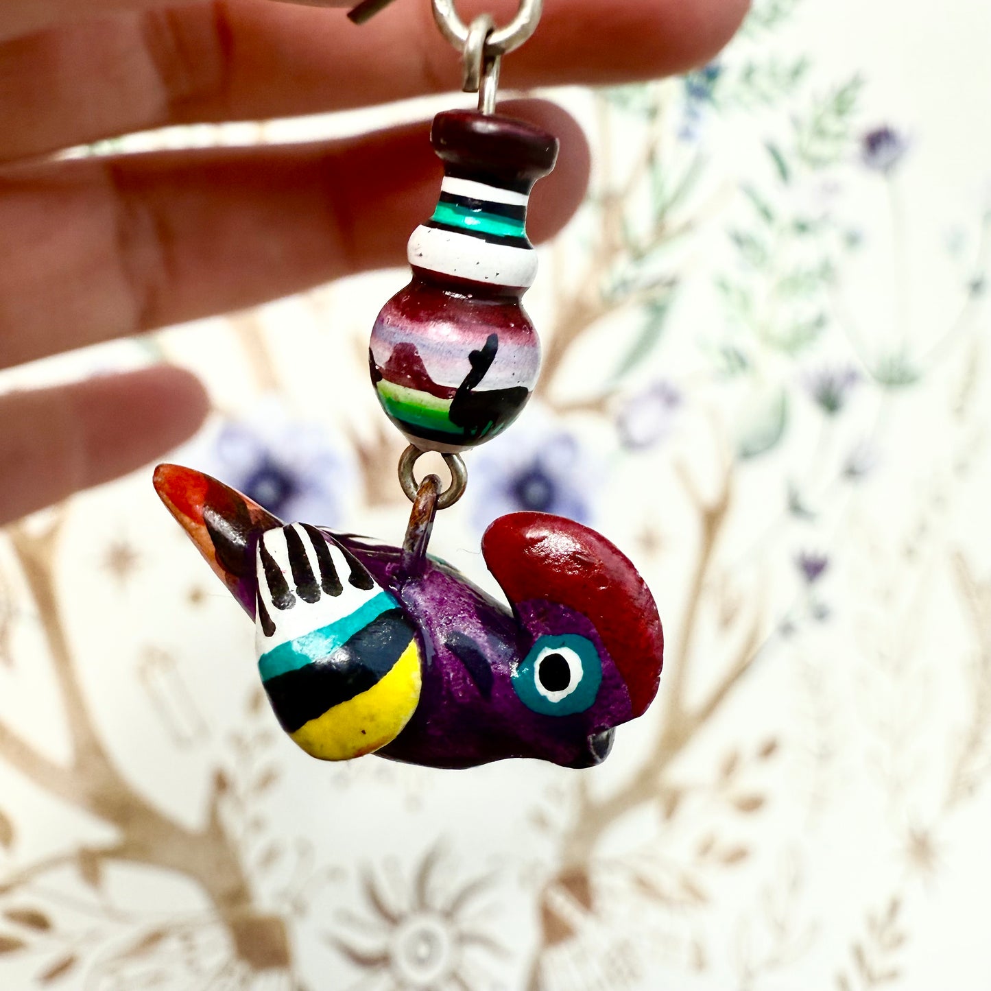 Ohrringe Vögel handgemacht Peru