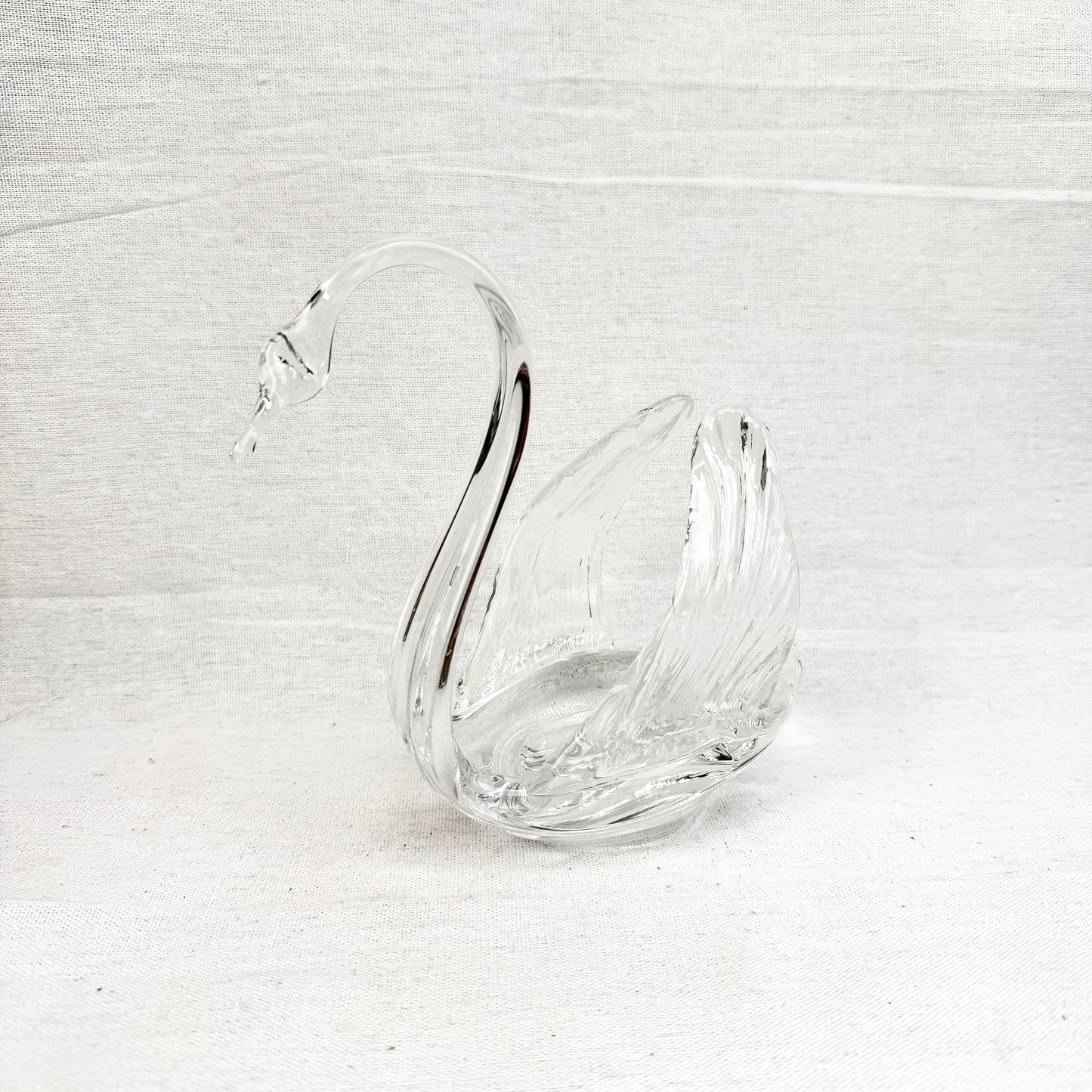 Schwan Glasschale