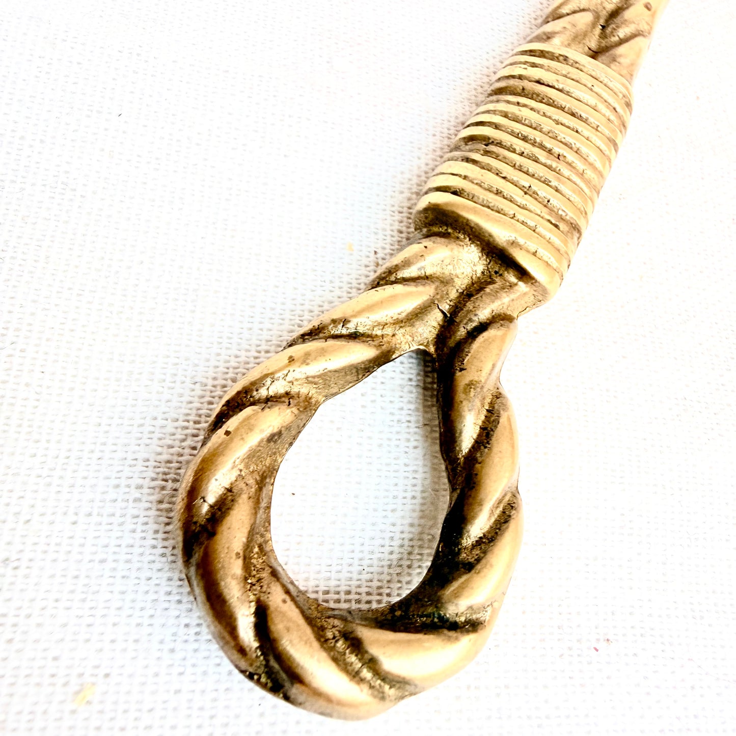 Flaschenöffner Kordel Messing