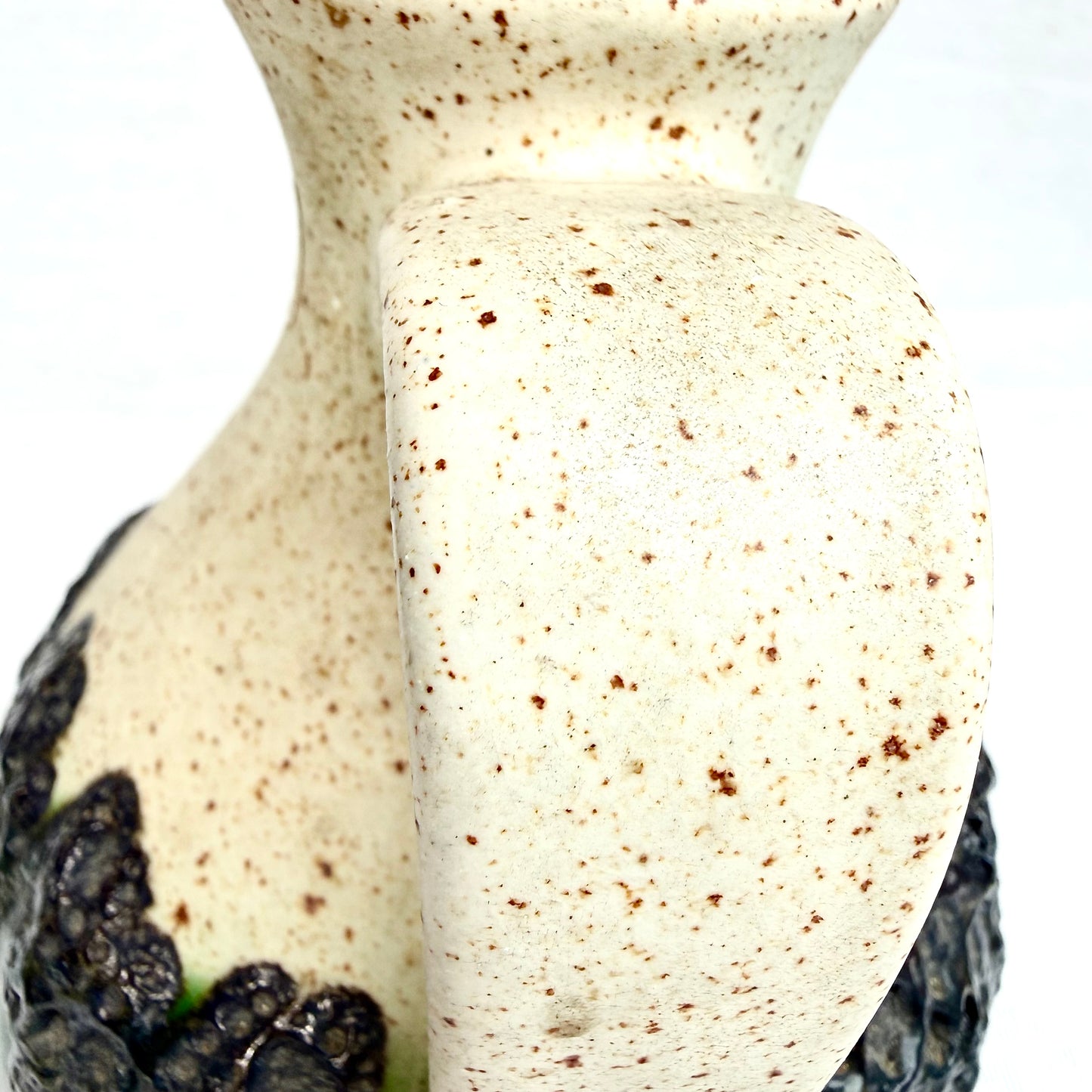 Bay Vase Fat Lava Vase grün