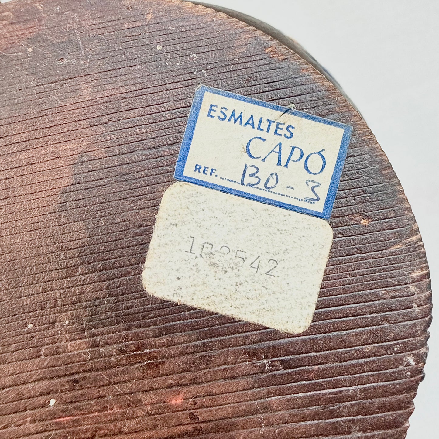 Holz Schale mit Keramikscheiben