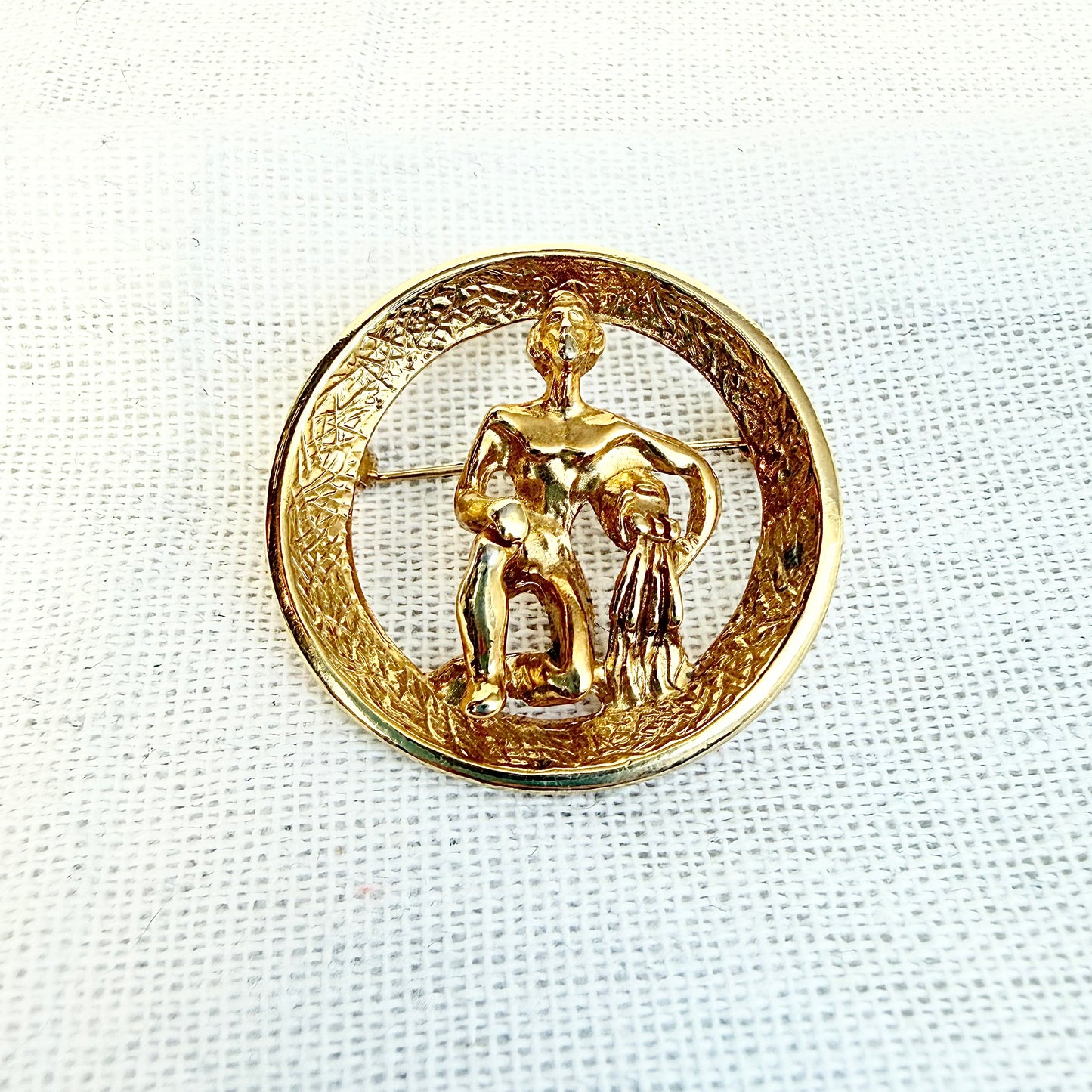 Trifari Sternzeichen Brosche Wassermann