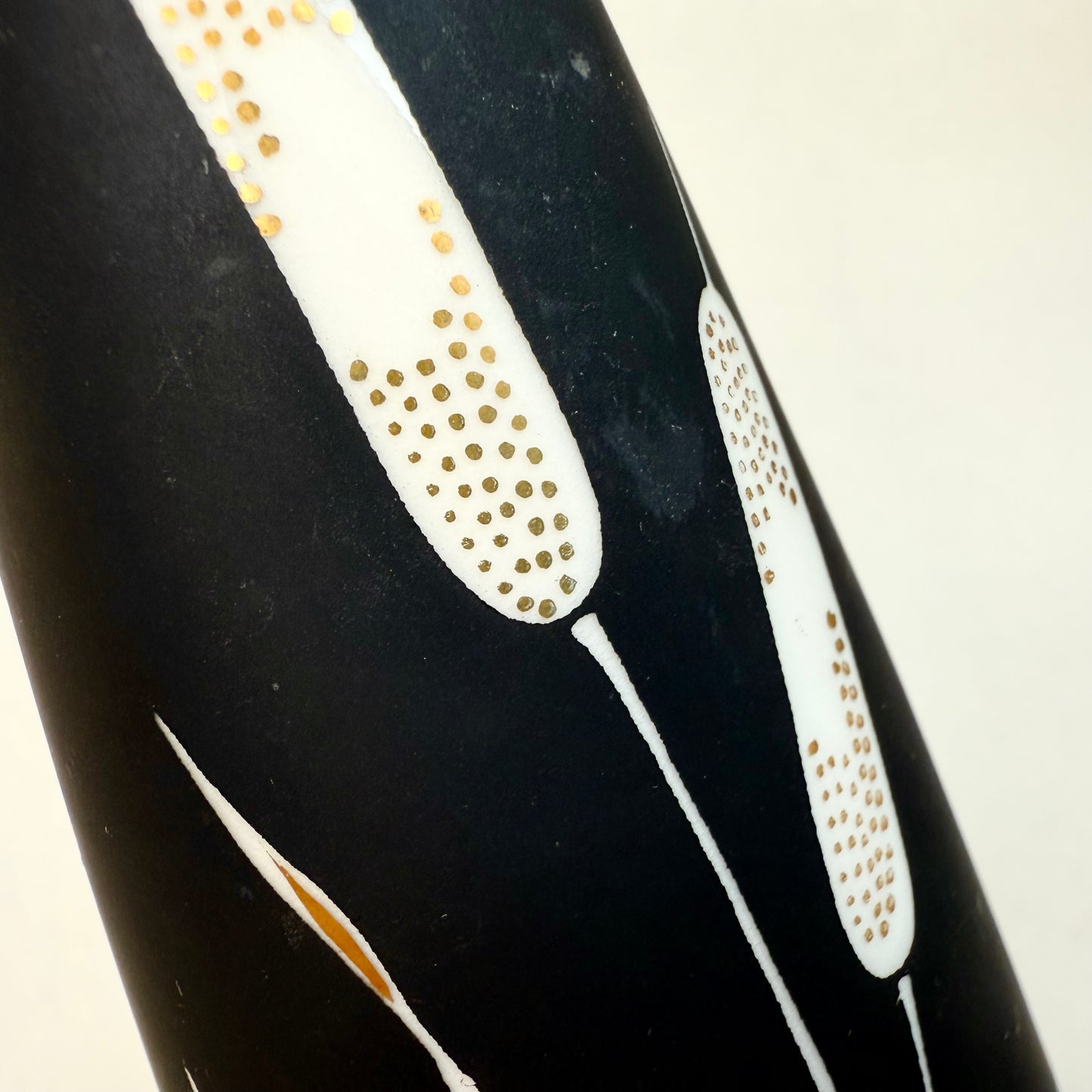 Vase Schilf schwarz