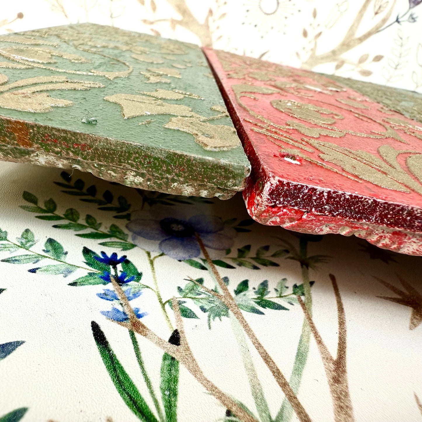 Bild handbemalt 3er Set Weihnachten