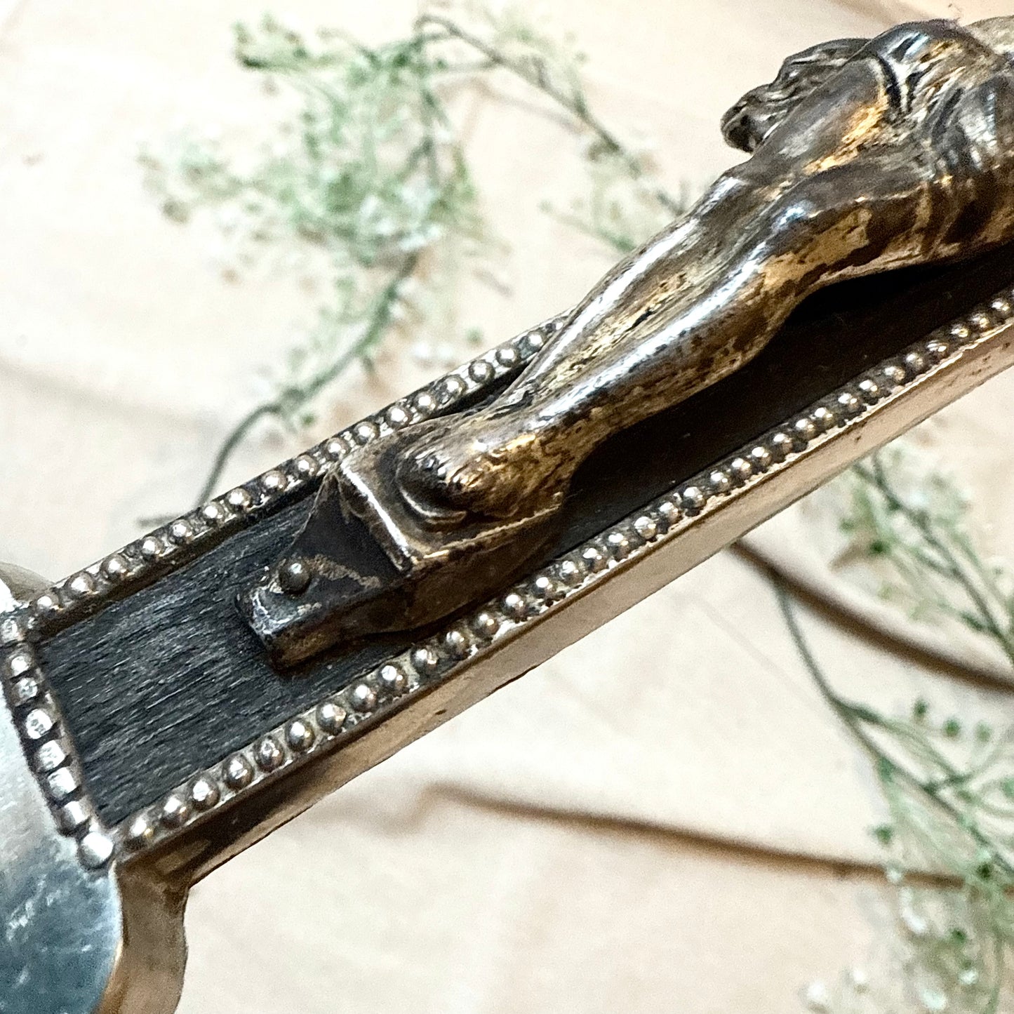 Kreuz Holz Metall antik