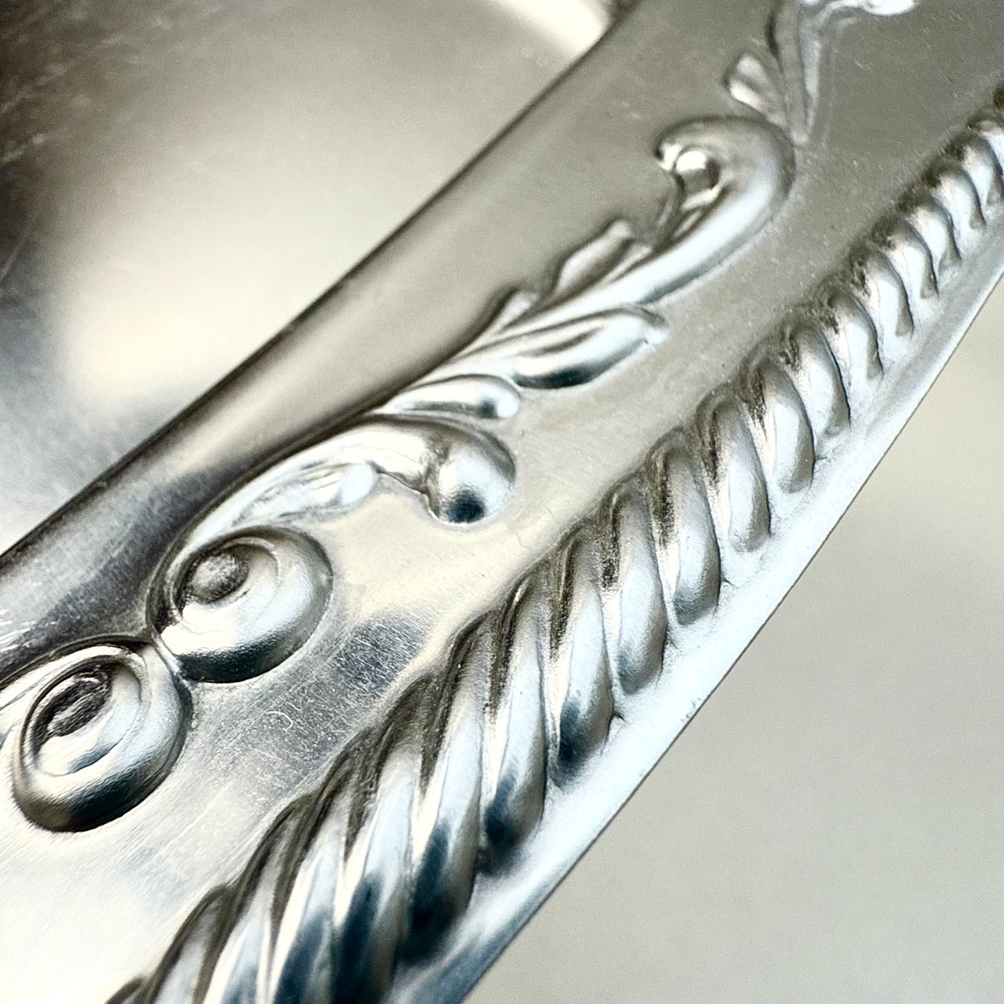 Serviertablett silber