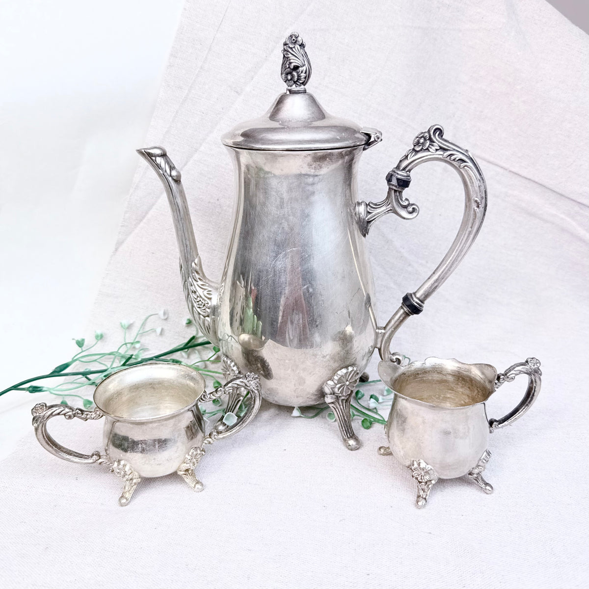 Kaffee Set Zinn