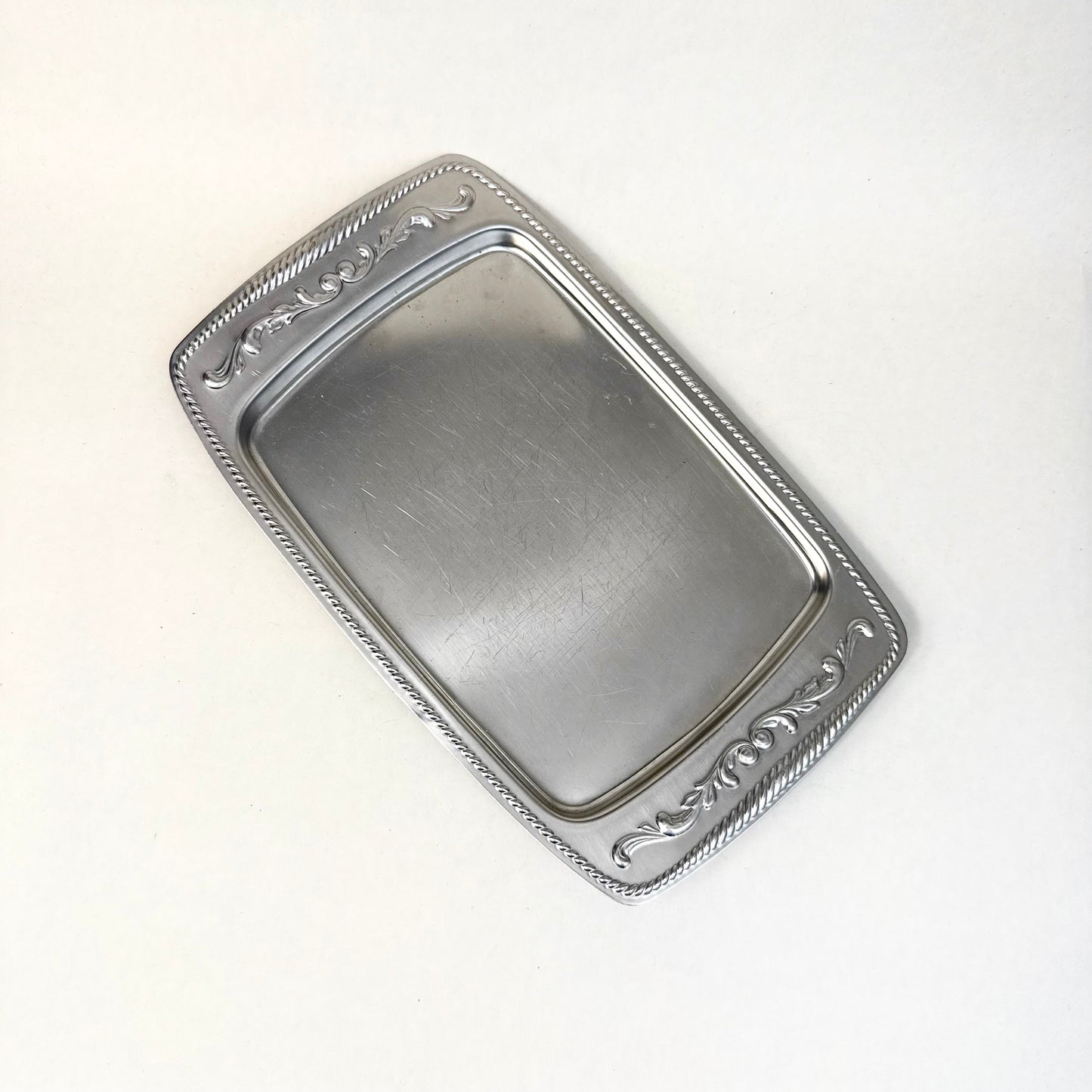 Serviertablett silber