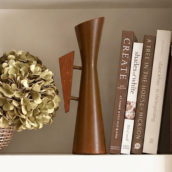Kupfer Vase Teak