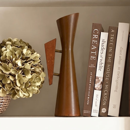 Kupfer Vase Teak