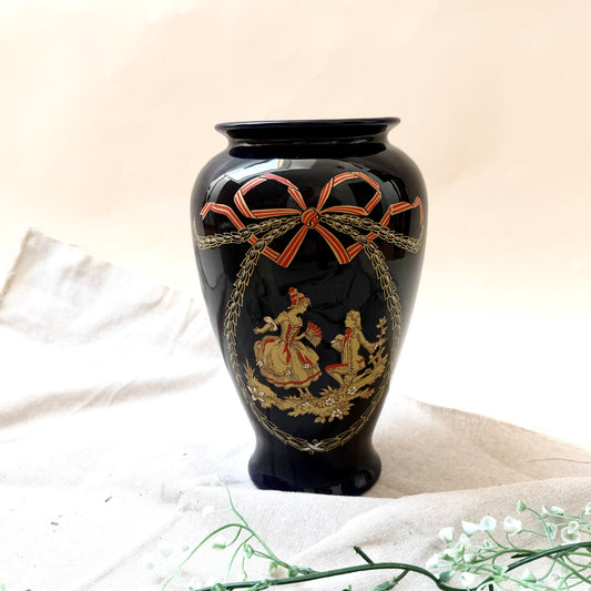 Blaue Barock Vase