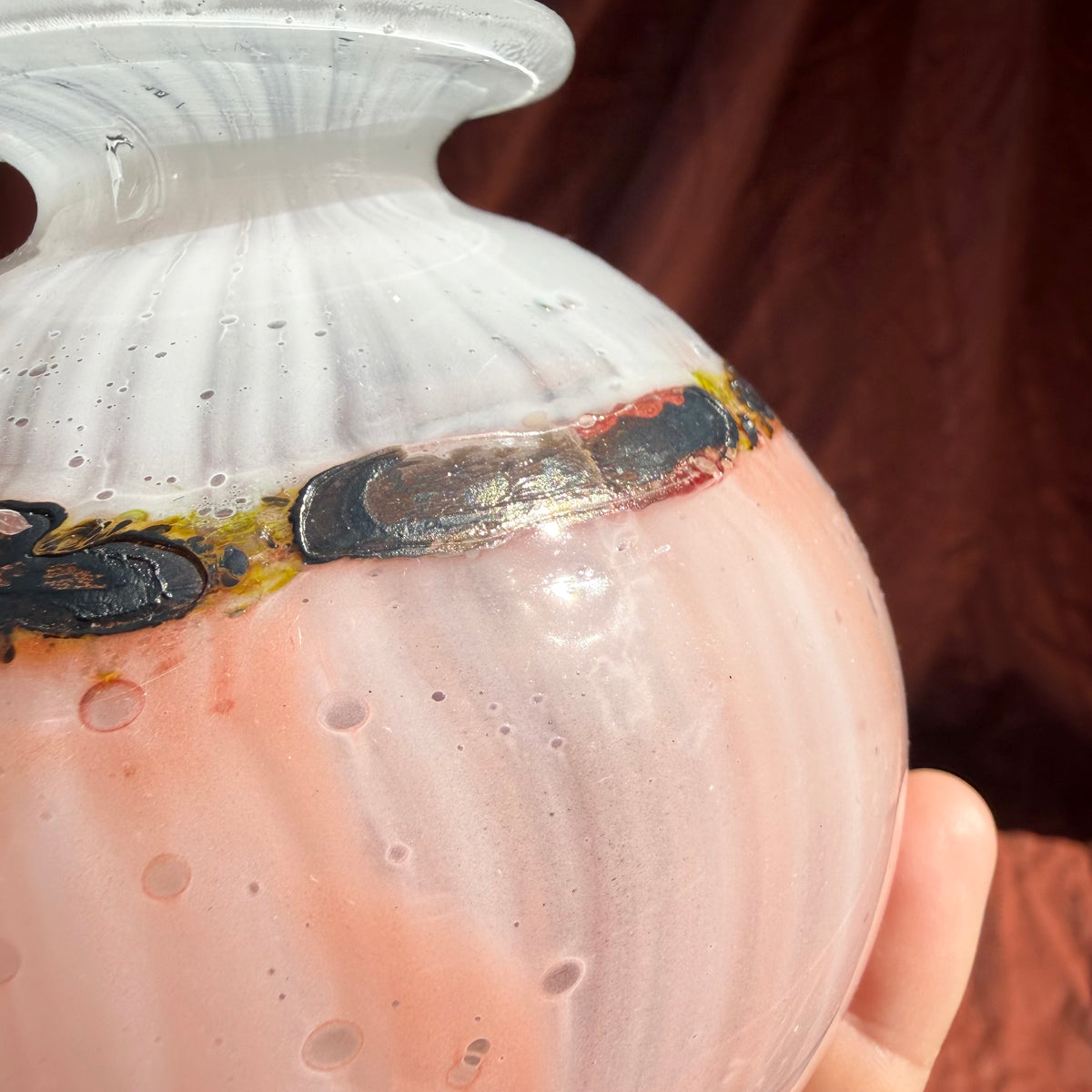 Glas Konvolut Feuerglasur