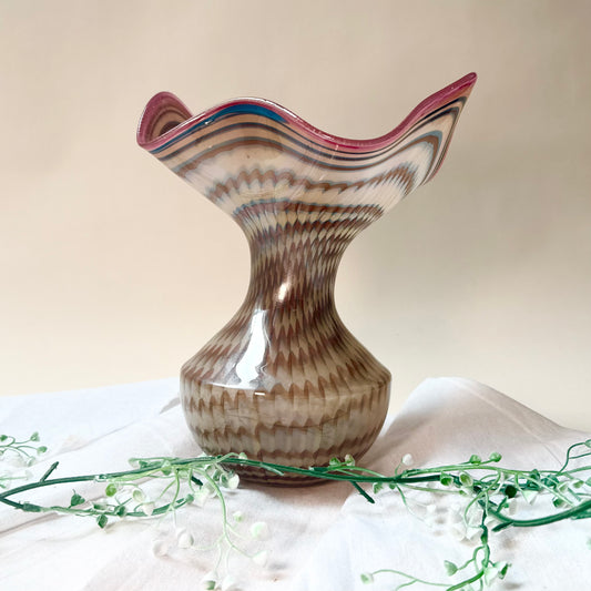 Vase Poschinger Pfauenauge pink