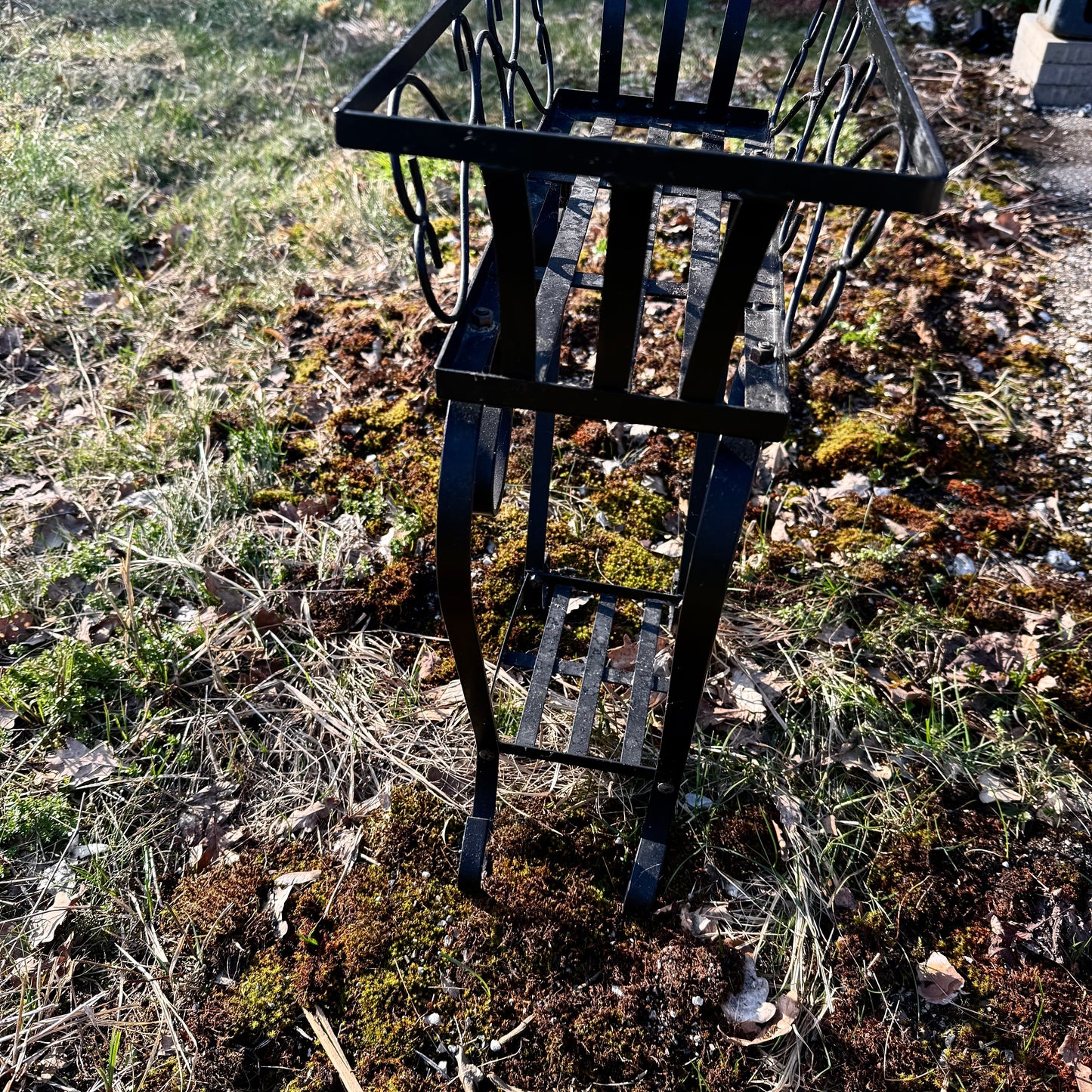 Pflanzregal Metall schwarz