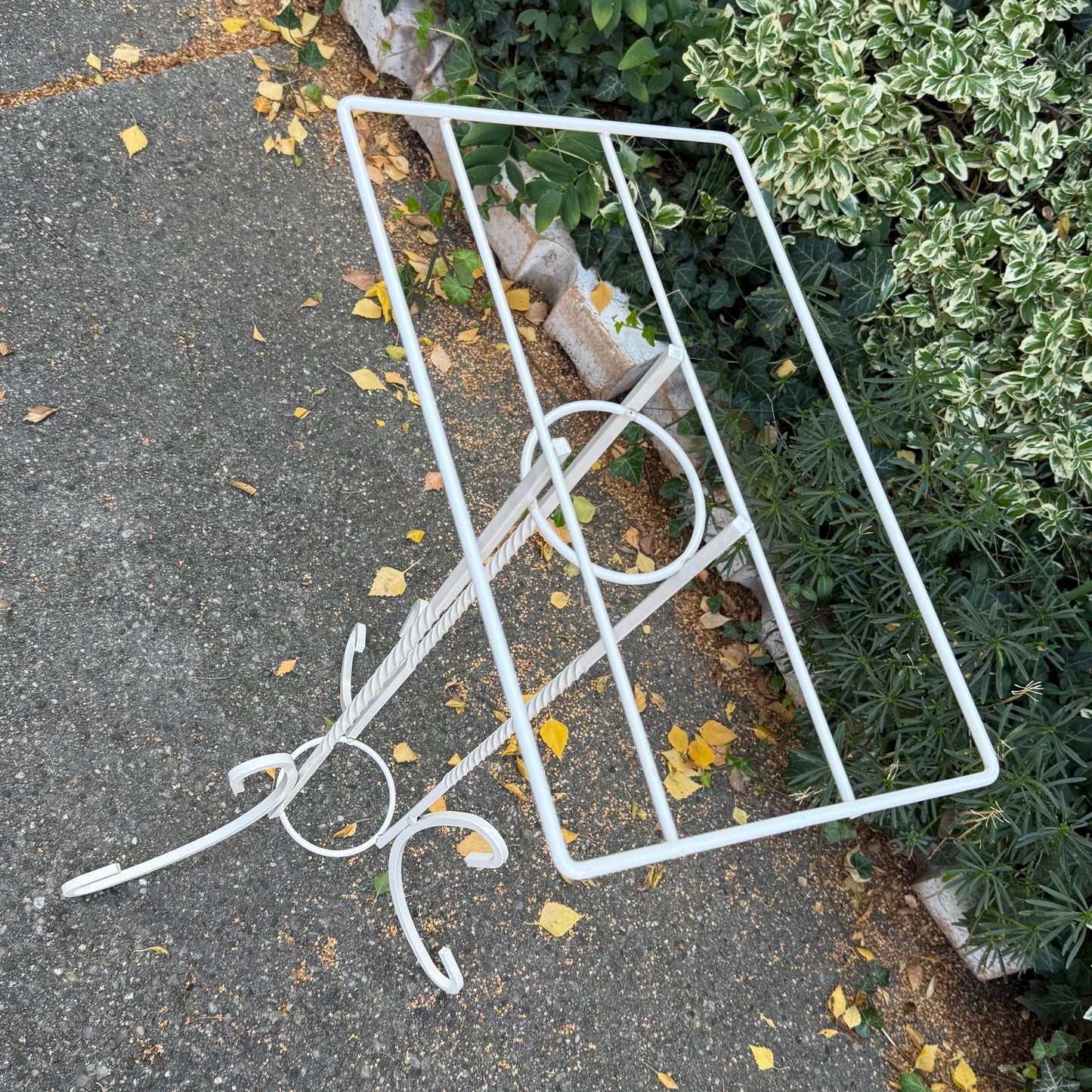 Beistelltisch Gusseisen weiß