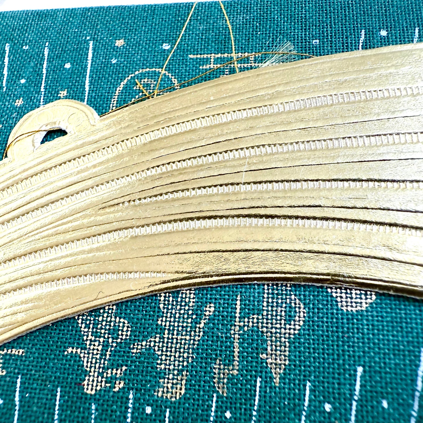 Dresdner Pappe 3er Set gold Weihnachtsstern