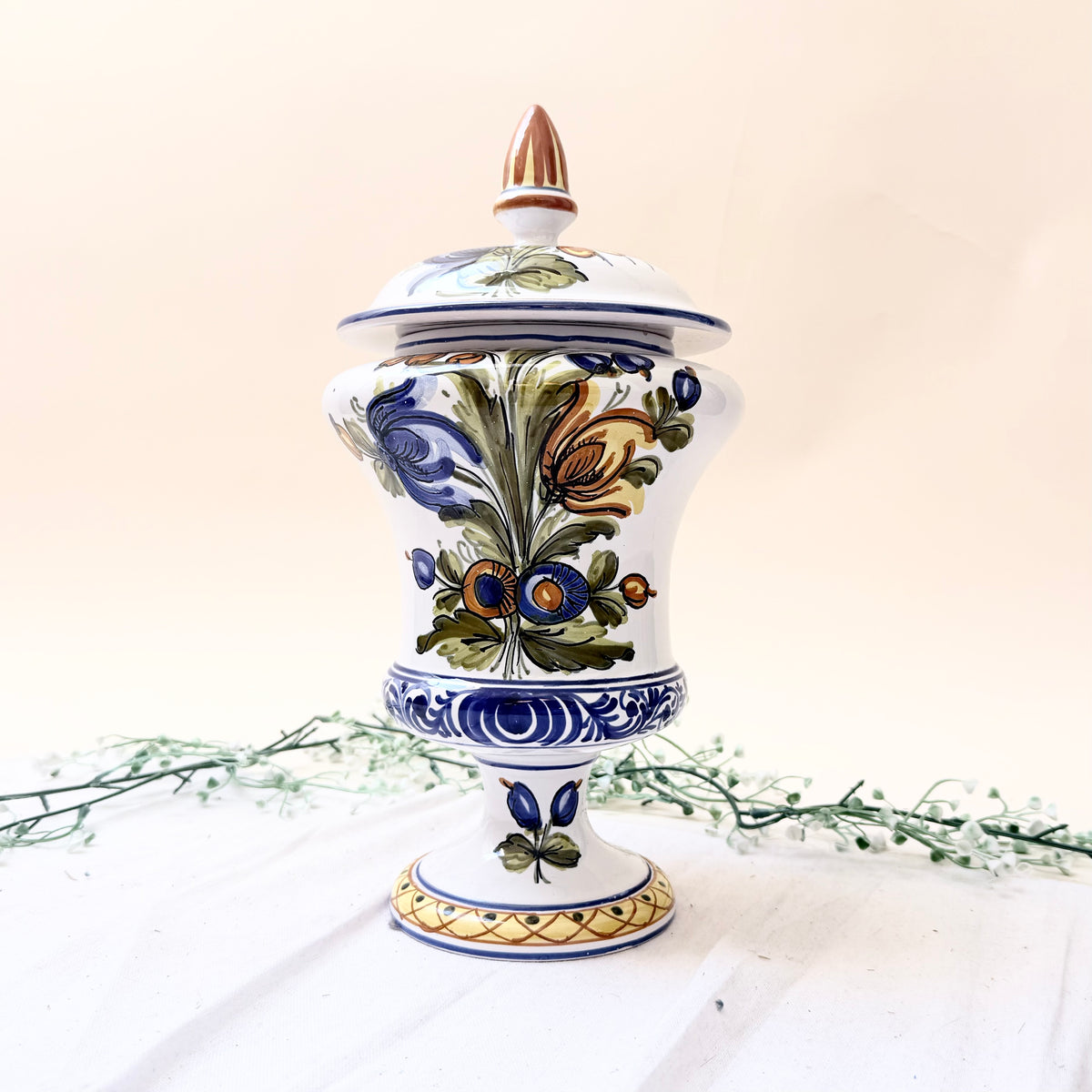 Deckelvase Italien