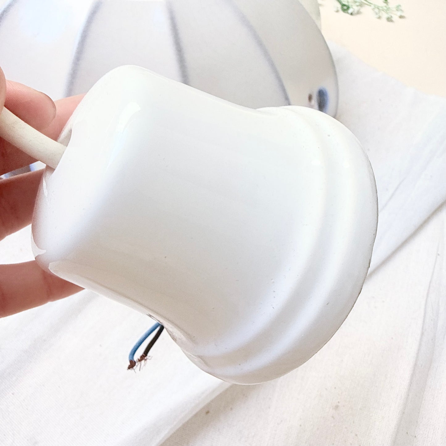 Deckenlampe Keramik blau