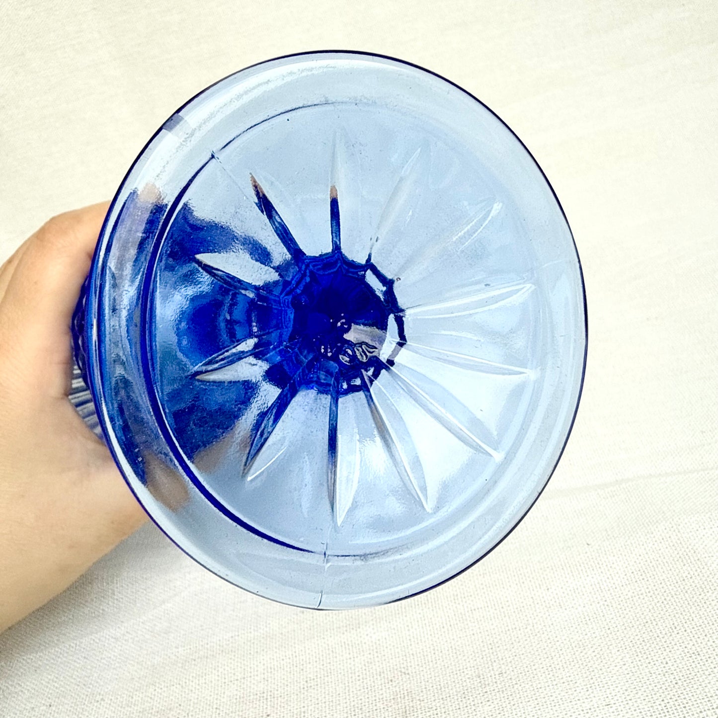 Pokal Portrait blau
