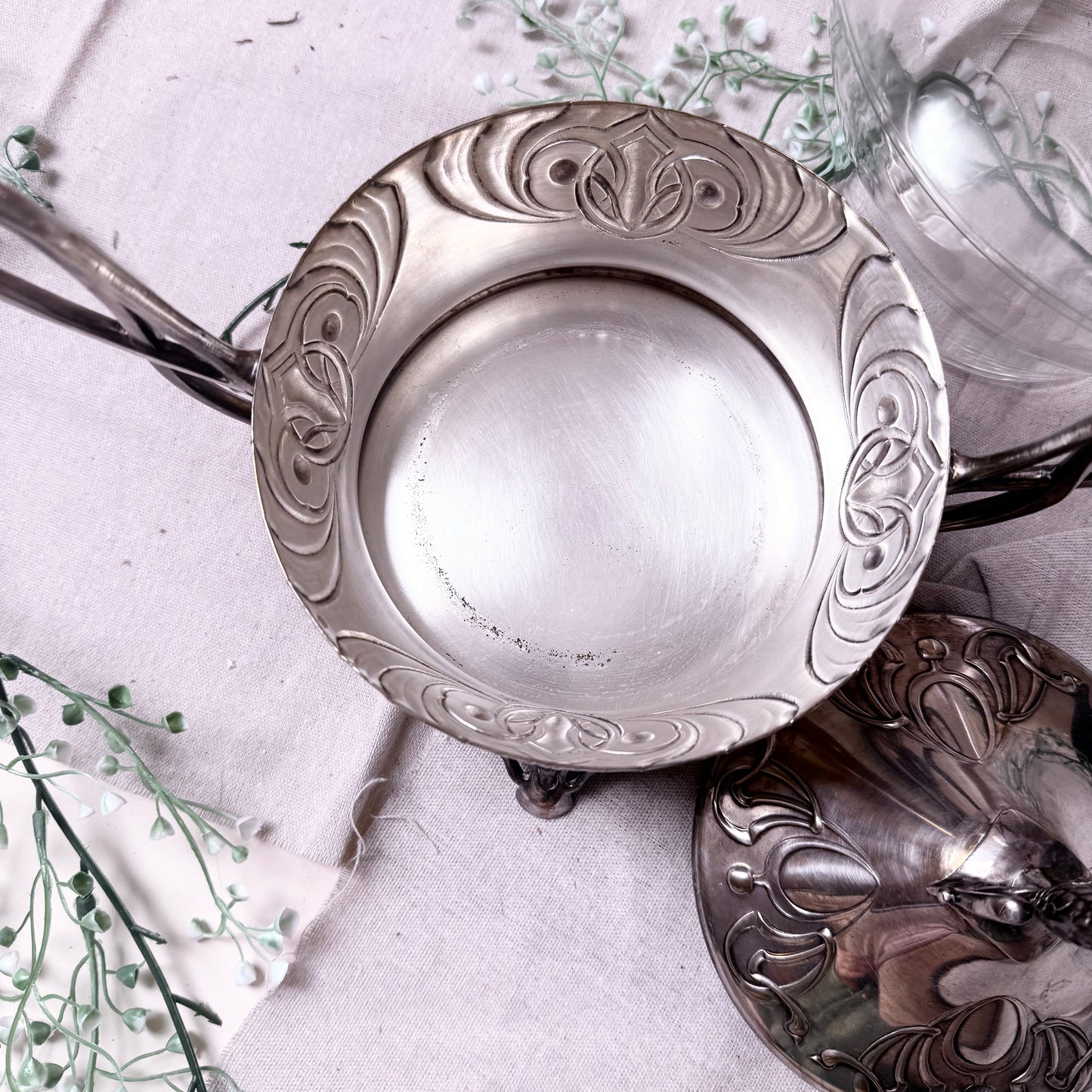 Jugendstil Bowle Set