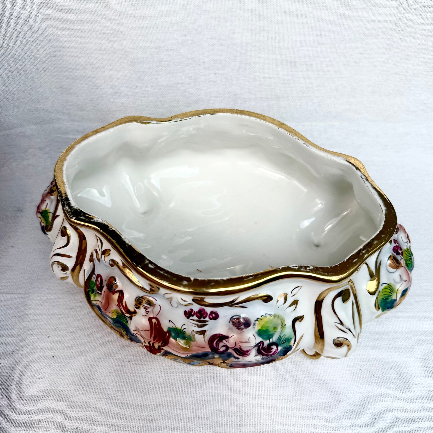 Capodimonte Keramik Dose