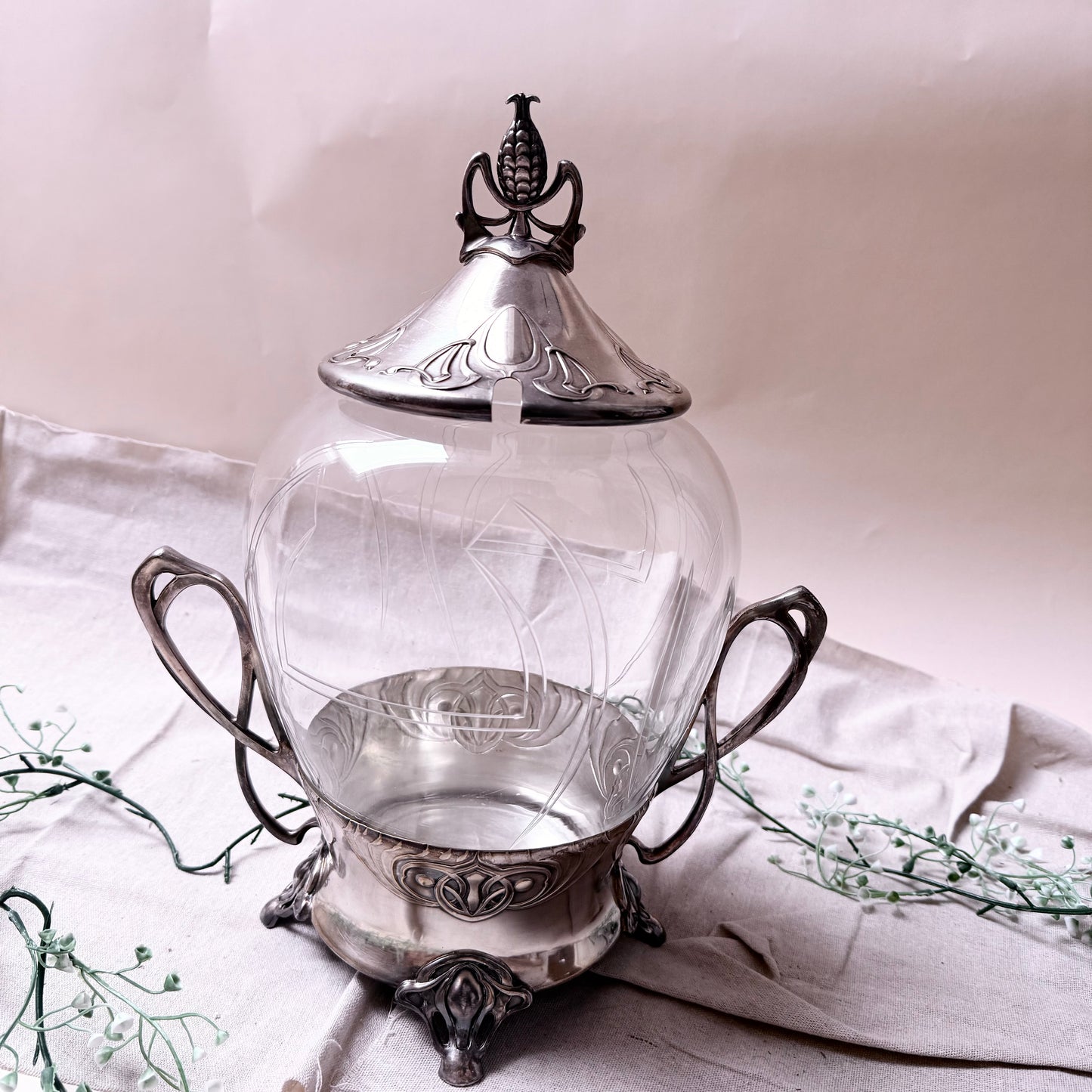 Jugendstil Bowle Set