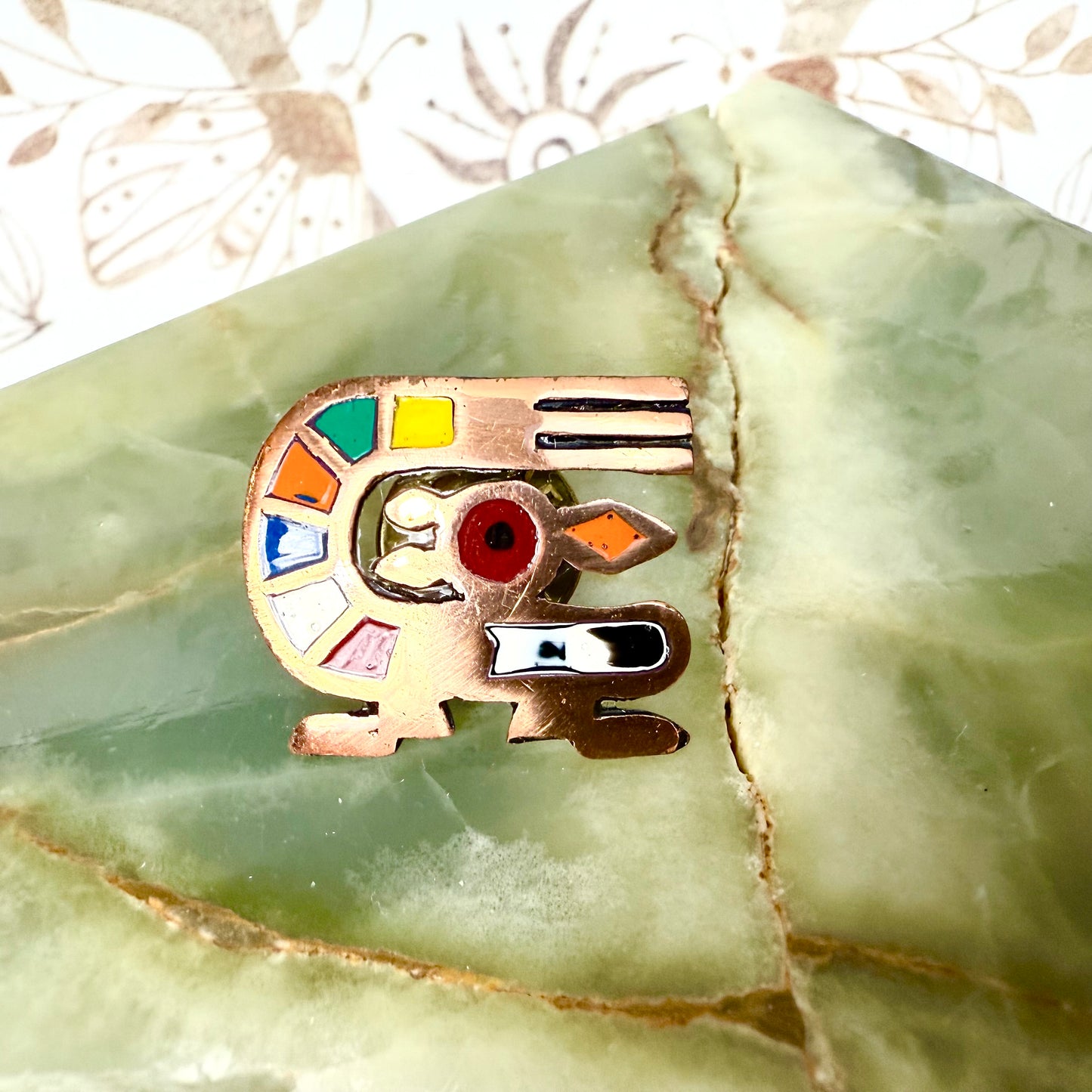 Inka Pin Emaille Peru